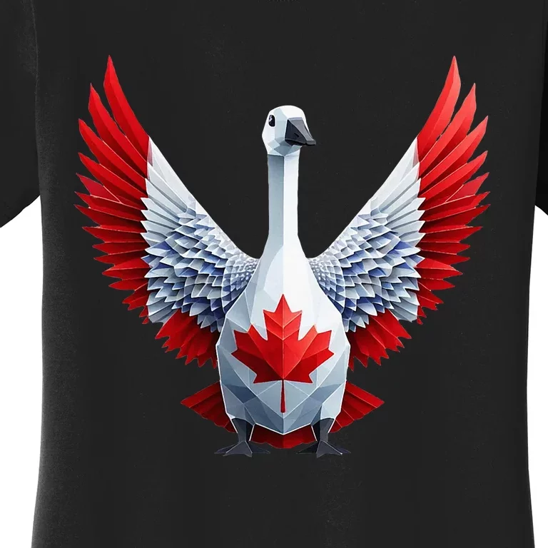 Canada Day Maple Leaf Bird Women's T-Shirt