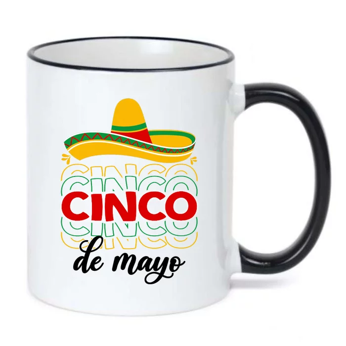 Cinco De Mayo Fiesta Retro Black Color Changing Mug