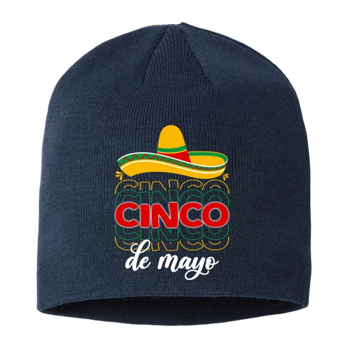 Cinco De Mayo Fiesta Retro 8 1/2in Sustainable Knit Beanie