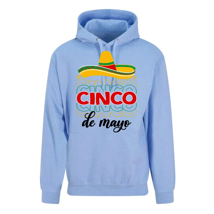 Cinco De Mayo Fiesta Retro Unisex Surf Hoodie