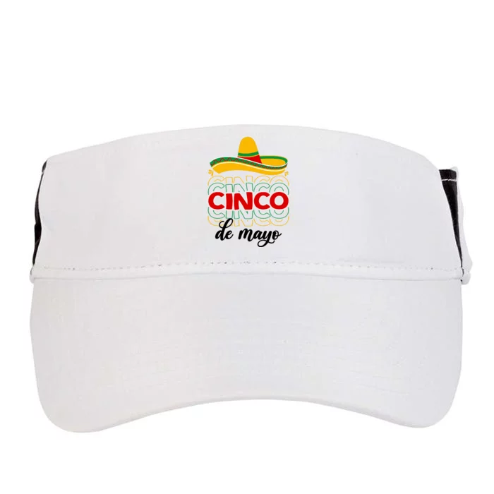 Cinco De Mayo Fiesta Retro Adult Drive Performance Visor