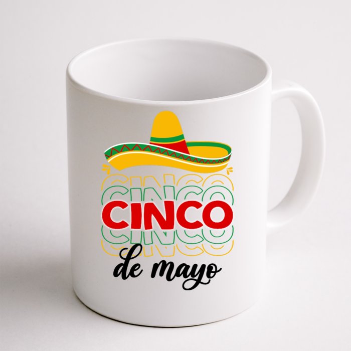 Cinco De Mayo Fiesta Retro Front & Back Coffee Mug