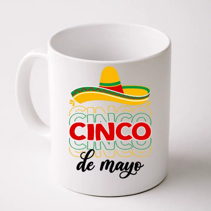 Cinco De Mayo Fiesta Retro Front & Back Coffee Mug