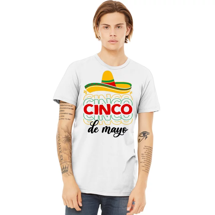 Cinco De Mayo Fiesta Retro Premium T-Shirt