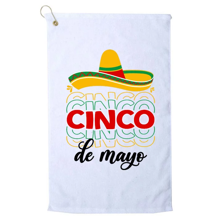 Cinco De Mayo Fiesta Retro Platinum Collection Golf Towel