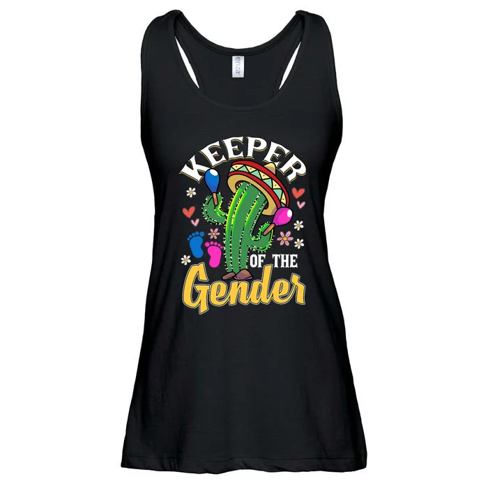 Cinco De Mayo Baby Shower Gender Reveal Keeper Of The Gender Ladies Essential Flowy Tank