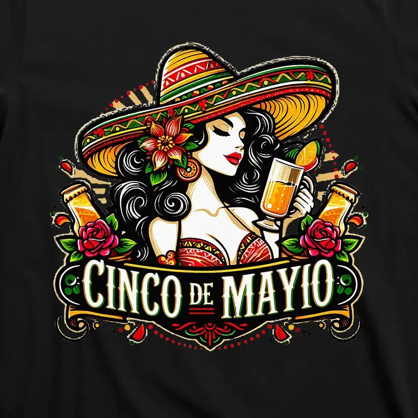 Cinco De Mayo Lets Fiesta Squad 5 De Mayo Mexican 2024 T-Shirt