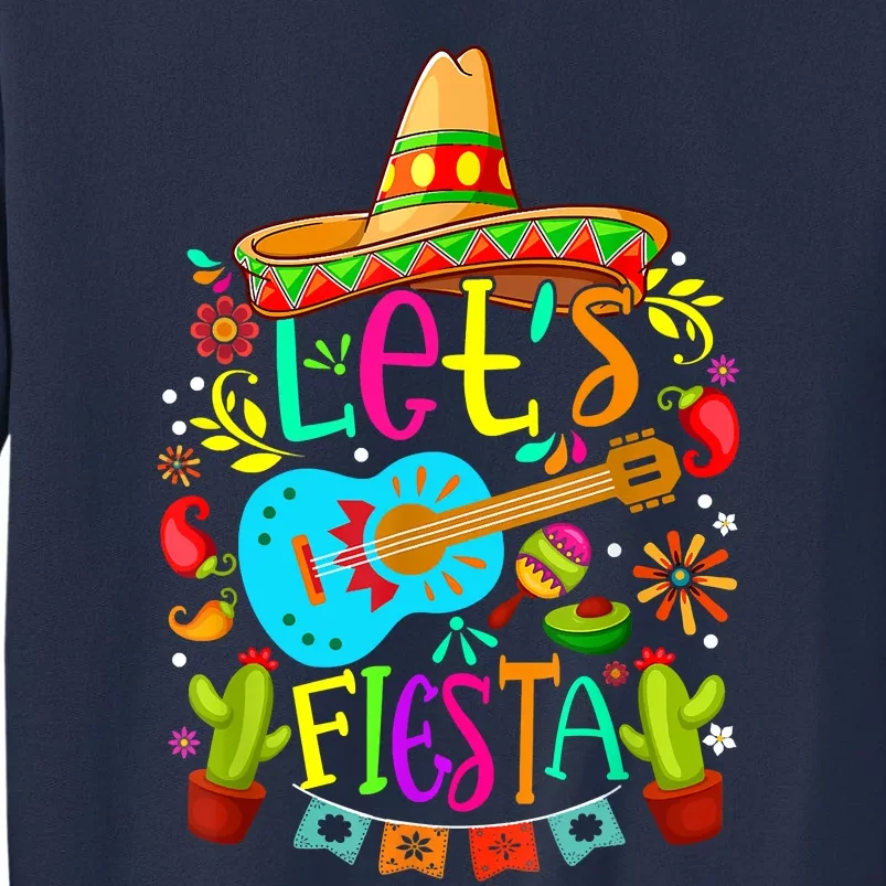 Cinco De Mayo Mexican Guitar Cactus Sweatshirt