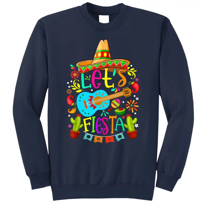 Cinco De Mayo Mexican Guitar Cactus Sweatshirt