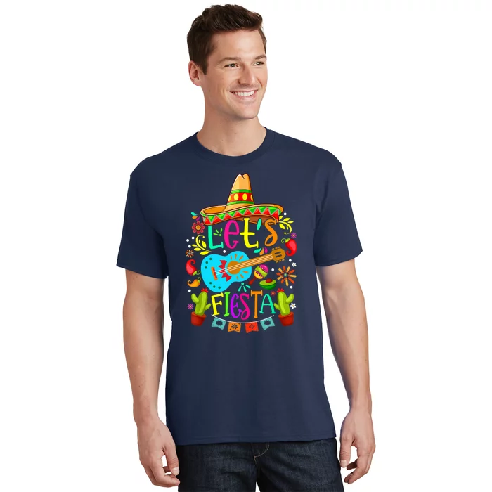 Cinco De Mayo Mexican Guitar Cactus T-Shirt