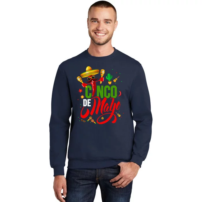 Cinco De Mayo Mexican Fiesta 5 De Mayo Tall Sweatshirt