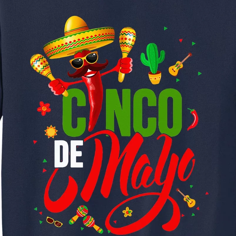 Cinco De Mayo Mexican Fiesta 5 De Mayo Tall Sweatshirt