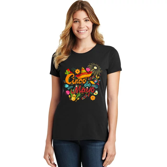 Cinco De Mayo Fiesta Surprise Camisa 5 De Mayo Viva Mexico Women's T-Shirt