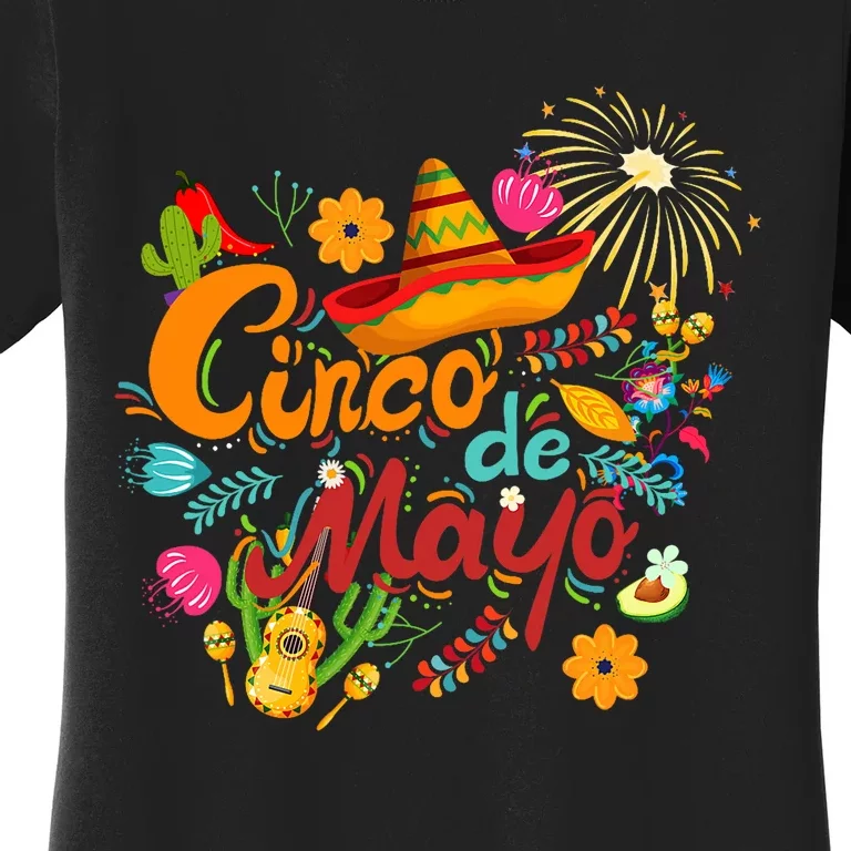 Cinco De Mayo Fiesta Surprise Camisa 5 De Mayo Viva Mexico Women's T-Shirt