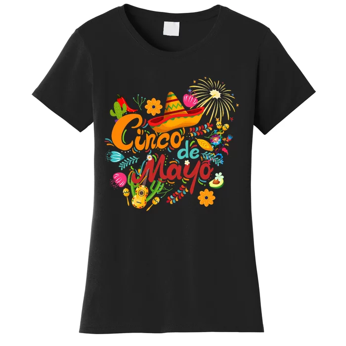 Cinco De Mayo Fiesta Surprise Camisa 5 De Mayo Viva Mexico Women's T-Shirt