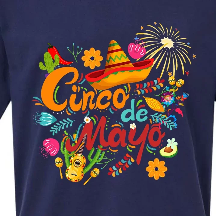 Cinco De Mayo Fiesta Surprise Camisa 5 De Mayo Viva Mexico Sueded Cloud Jersey T-Shirt