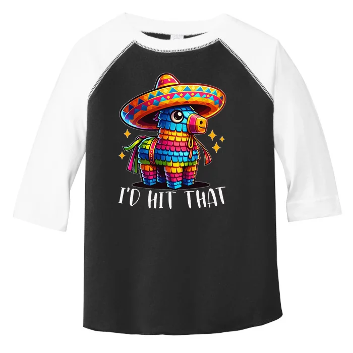 Cinco De Mayo Funny Ideas ID Hit That Pinata Gift Toddler Fine Jersey T-Shirt