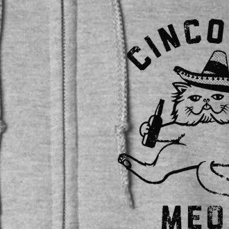 Cinco De Meow Fiesta Mexican Cat Taco Women Funny Gift Full Zip Hoodie