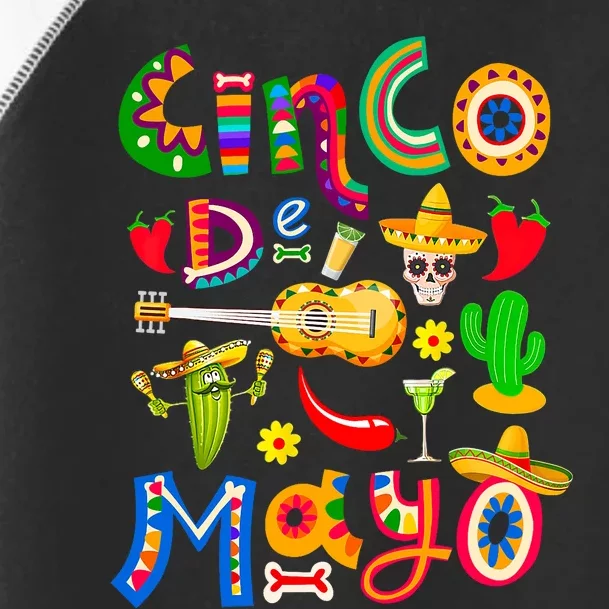 Cinco De Mayo Mexican Fiesta 5 De Mayo Toddler Fine Jersey T-Shirt