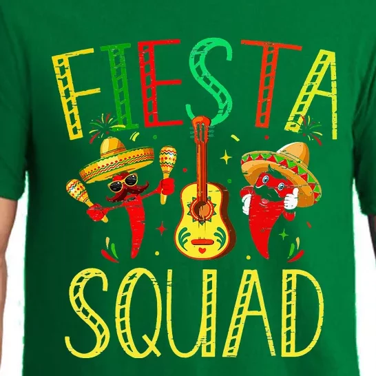 Cinco De Mayo Guacamole Fiesta Squad Mexican American Pajama Set