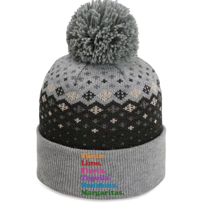 Cinco De Mayo Taco Fiesta Party The Baniff Cuffed Pom Beanie