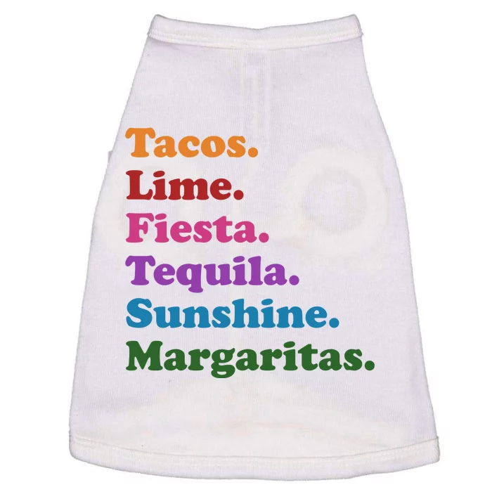 Cinco De Mayo Taco Fiesta Party Doggie Tank