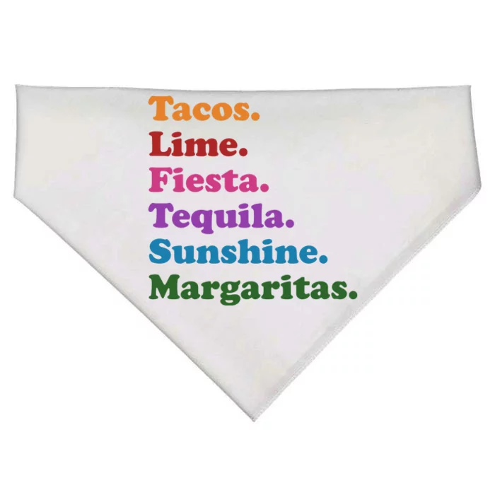 Cinco De Mayo Taco Fiesta Party USA-Made Doggie Bandana