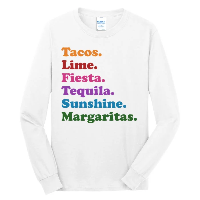 Cinco De Mayo Taco Fiesta Party Tall Long Sleeve T-Shirt