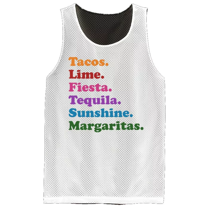 Cinco De Mayo Taco Fiesta Party Mesh Reversible Basketball Jersey Tank