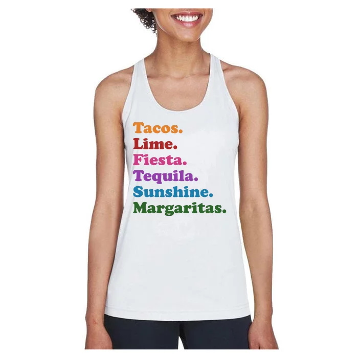 Cinco De Mayo Taco Fiesta Party Women's Racerback Tank