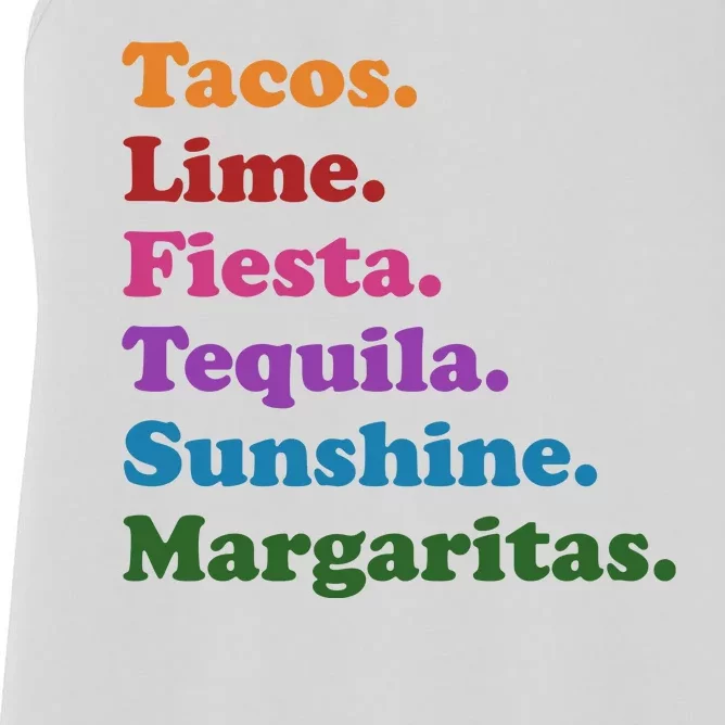 Cinco De Mayo Taco Fiesta Party Women's Racerback Tank