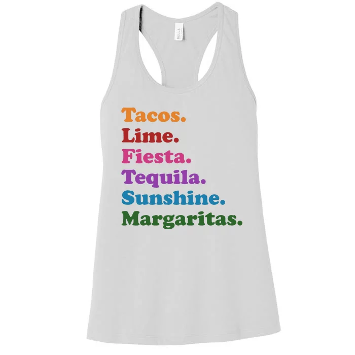 Cinco De Mayo Taco Fiesta Party Women's Racerback Tank