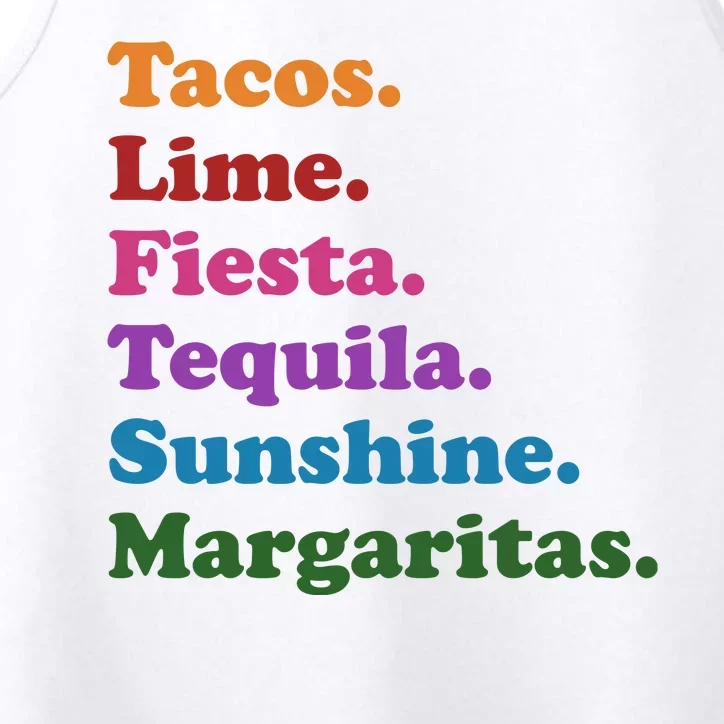 Cinco De Mayo Taco Fiesta Party Performance Tank