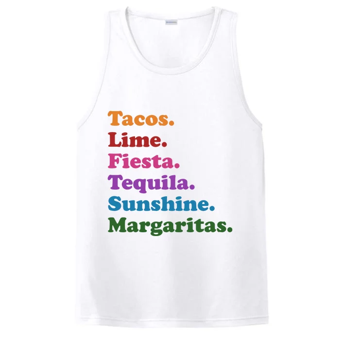 Cinco De Mayo Taco Fiesta Party Performance Tank