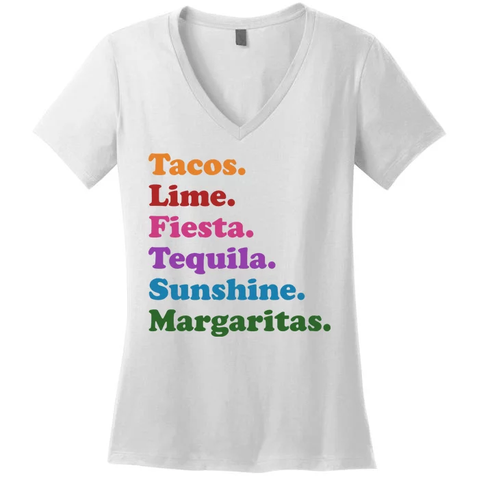 Cinco De Mayo Taco Fiesta Party Women's V-Neck T-Shirt