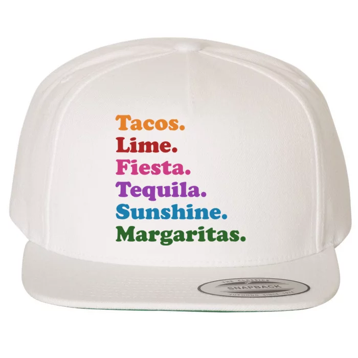 Cinco De Mayo Taco Fiesta Party Wool Snapback Cap