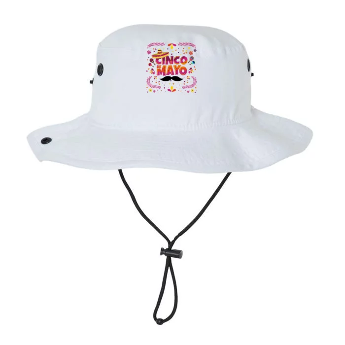 Cinco De Mayo Fiesta Mustache Legacy Cool Fit Booney Bucket Hat