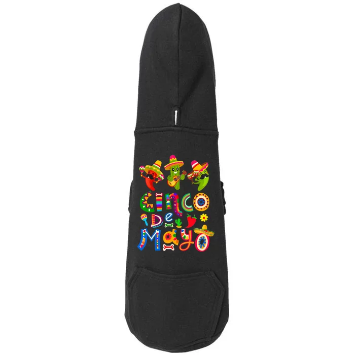 Cinco De Mayo Mexican Fiesta 5 De Mayo Women Doggie 3-End Fleece Hoodie