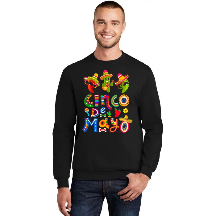 Cinco De Mayo Mexican Fiesta 5 De Mayo Women Tall Sweatshirt