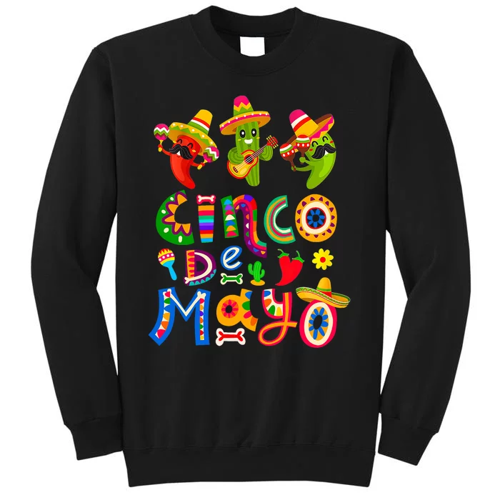 Cinco De Mayo Mexican Fiesta 5 De Mayo Women Tall Sweatshirt