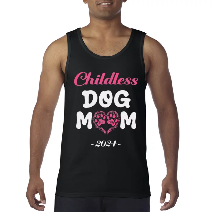 Childless Dog Mom Funny Dog Lady Cute Dog Paws Kamala Harris Tank Top