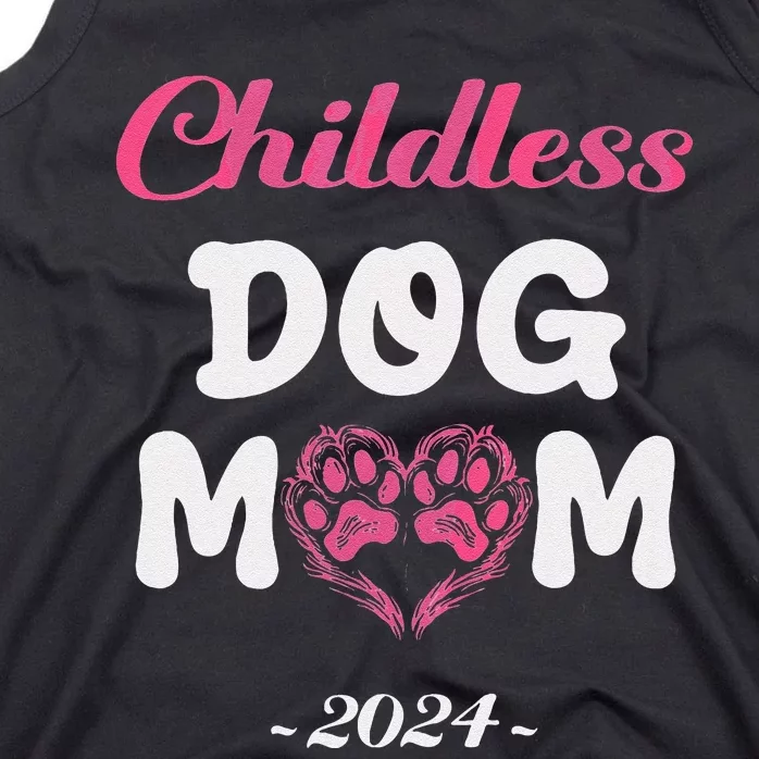 Childless Dog Mom Funny Dog Lady Cute Dog Paws Kamala Harris Tank Top