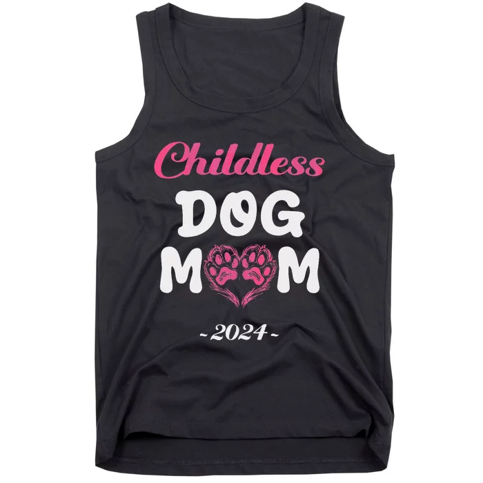 Childless Dog Mom Funny Dog Lady Cute Dog Paws Kamala Harris Tank Top