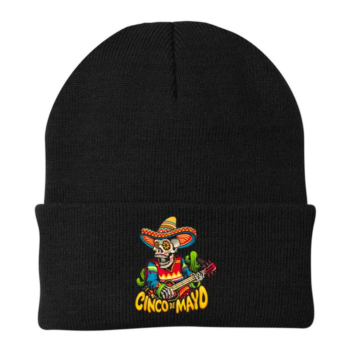 Cinco De Mayo Mexican Lets Fiesta 5 De Mayo Gift Design Knit Cap Winter Beanie