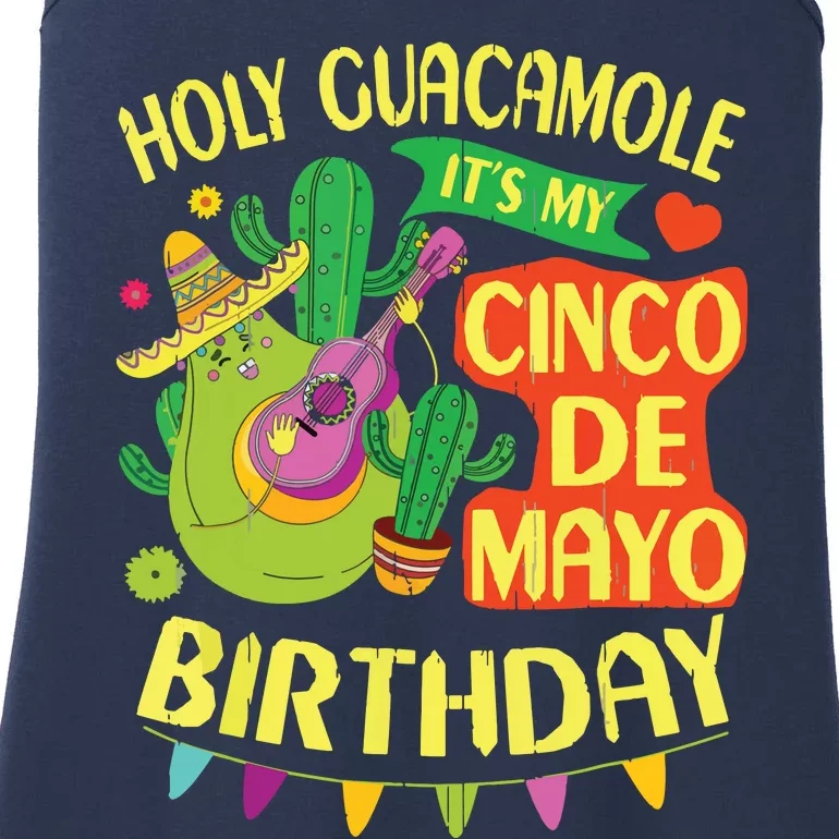 Cinco De Mayo Birthday Holy Guacamole Mexican Gift Ladies Essential Tank