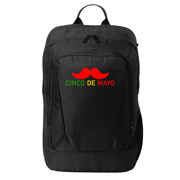 Cinco De Mayo Mustache Fiesta City Backpack