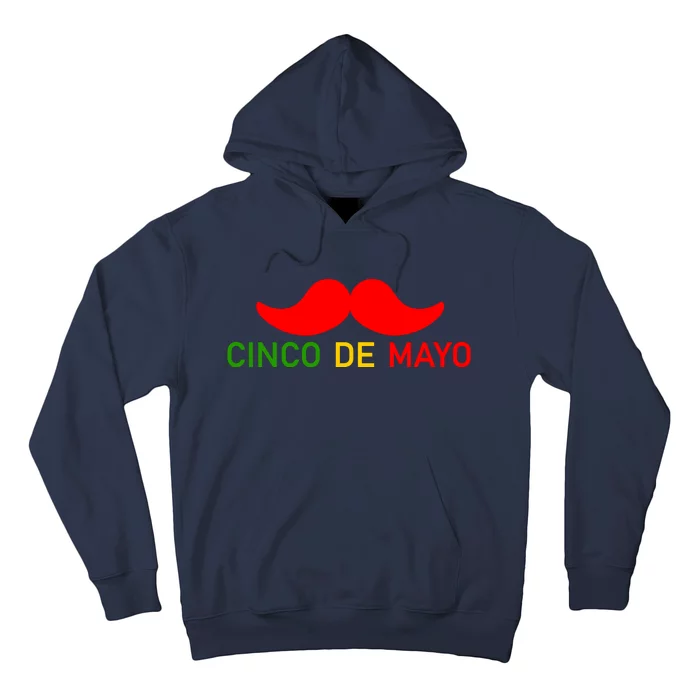 Cinco De Mayo Mustache Fiesta Hoodie