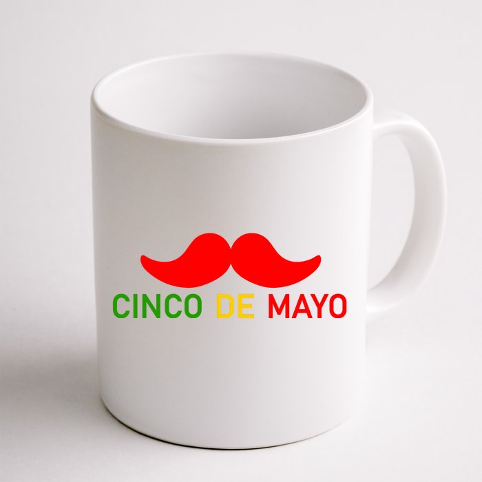 Cinco De Mayo Mustache Fiesta Front & Back Coffee Mug