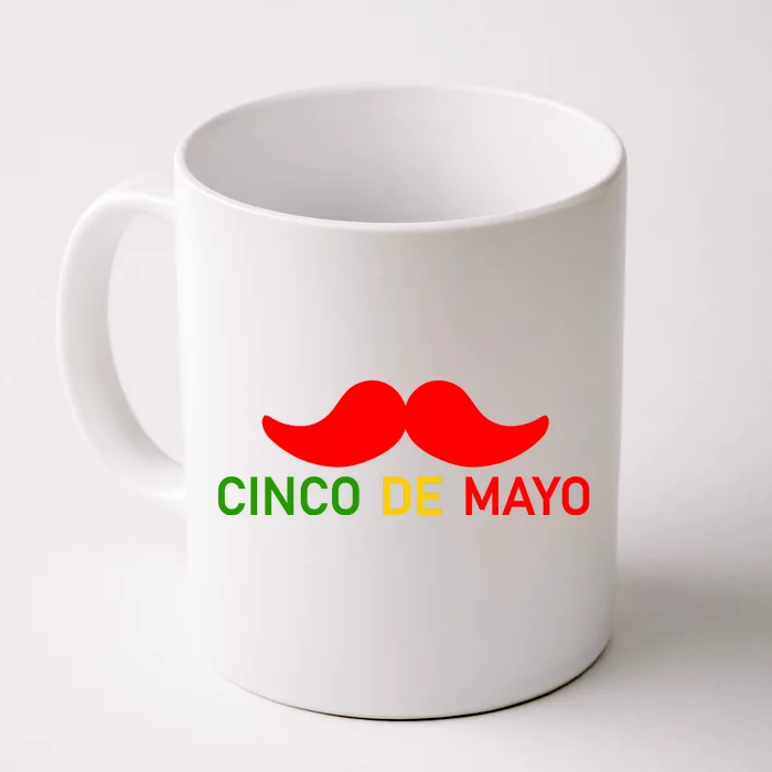 Cinco De Mayo Mustache Fiesta Front & Back Coffee Mug