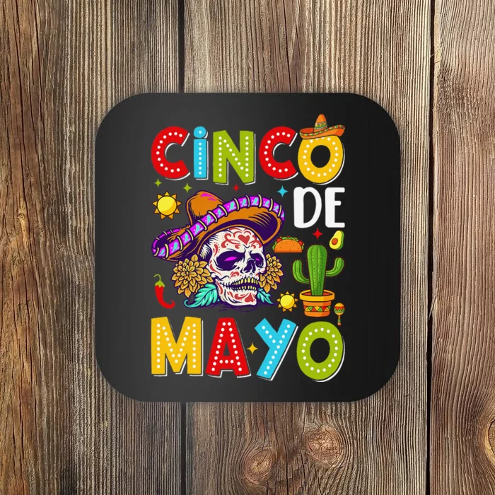 Cinco De Mayo Mexican Fiesta Squad 5 De Mayo For Mexican Gift Coaster